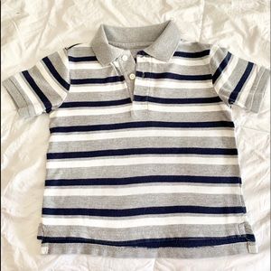 The Children’s Place Boys Striped Collar Polo 4T